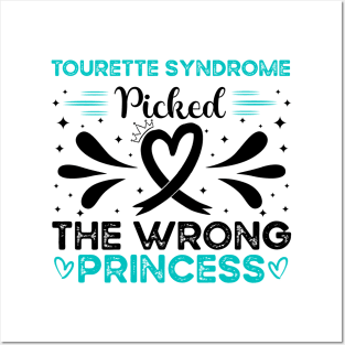 Tourette Syndrome Picked The Wrong Princess Posters and Art